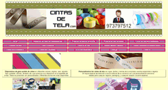Desktop Screenshot of cintasdetela.com